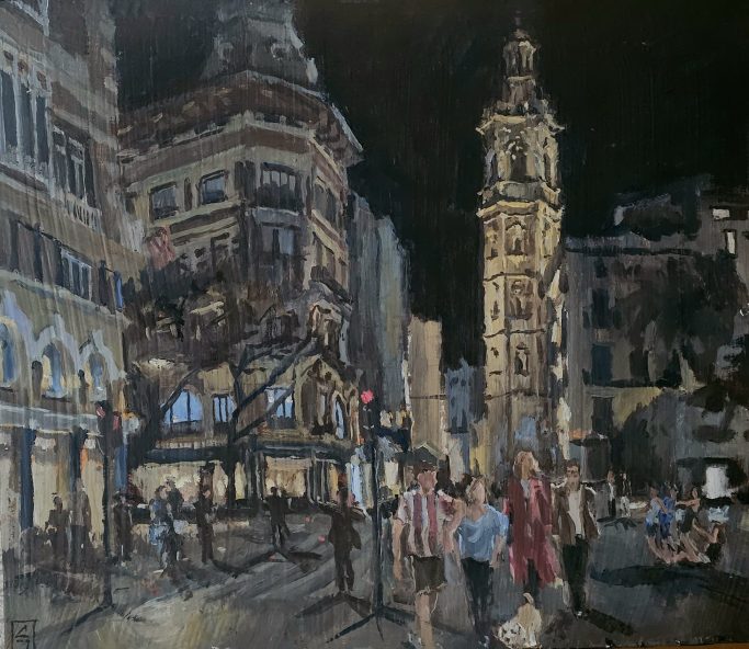 Nocturno de la Torre Santa Catalina